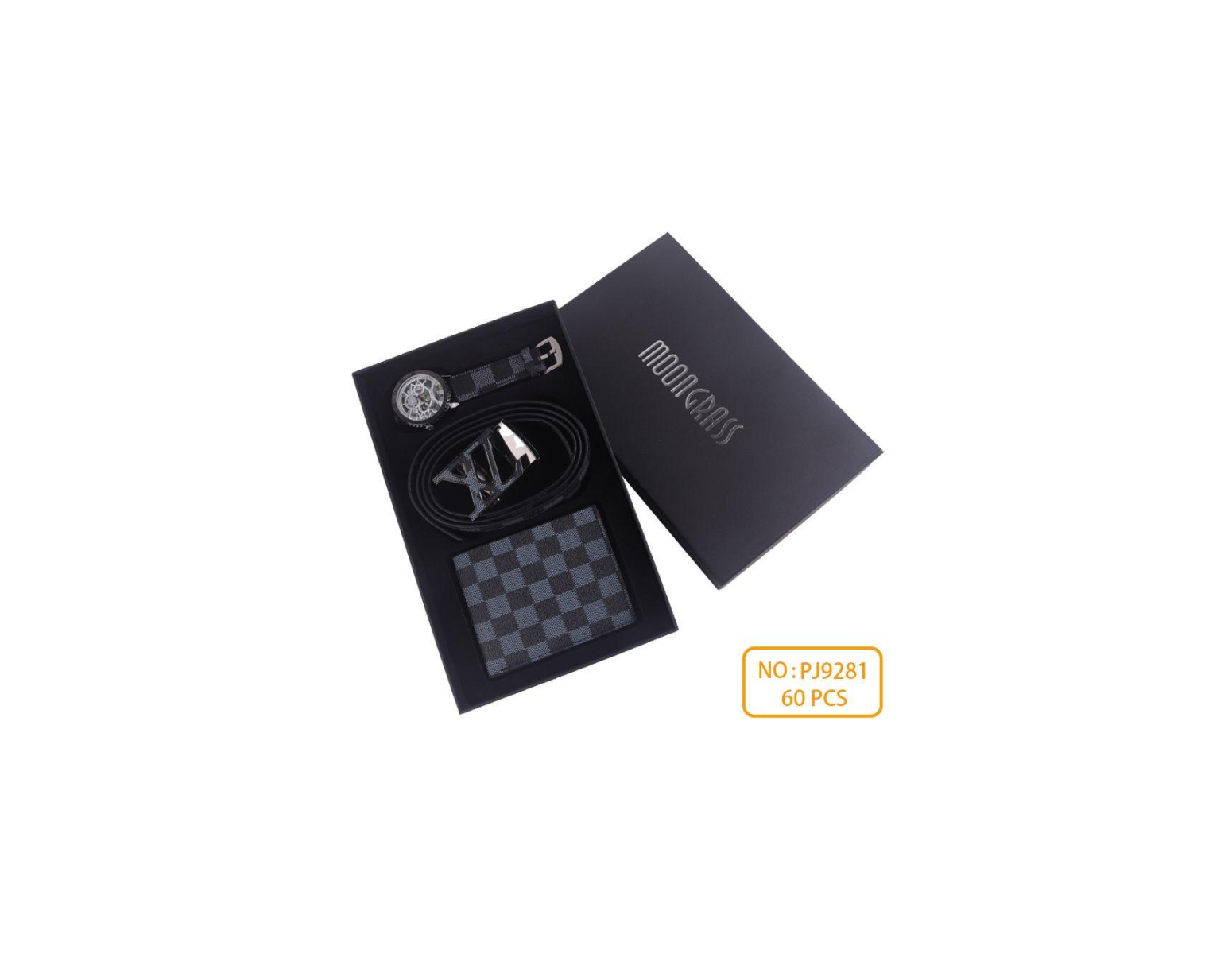 Geschenkset für Herren – Uhr, Gürtel & Geldbörse
