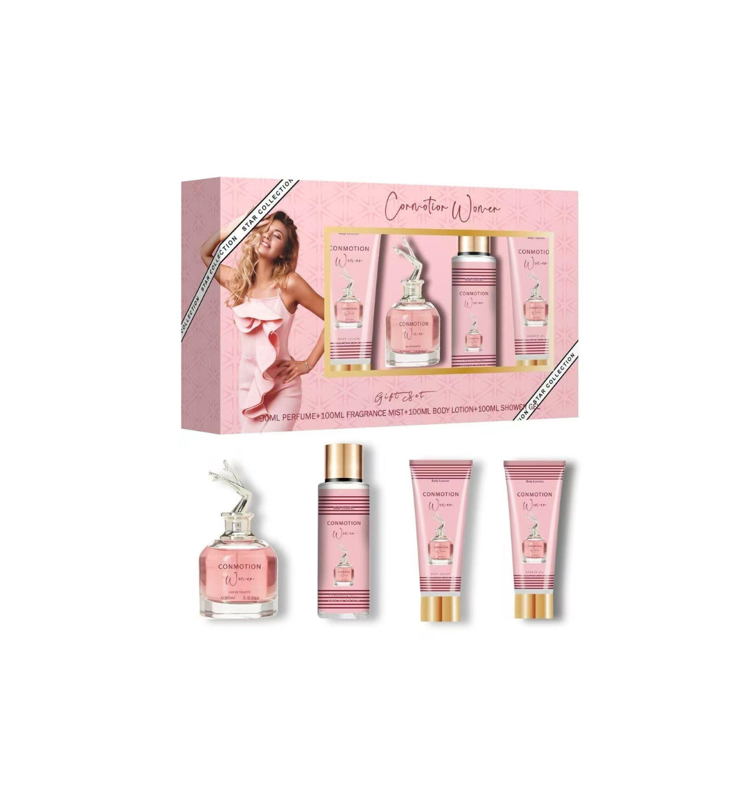 Commotion Women Geschenkset – Eau de Toilette & Pflegekollektion (4-teilig)
