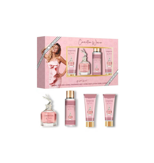 Commotion Women Geschenkset – Eau de Toilette & Pflegekollektion (4-teilig)