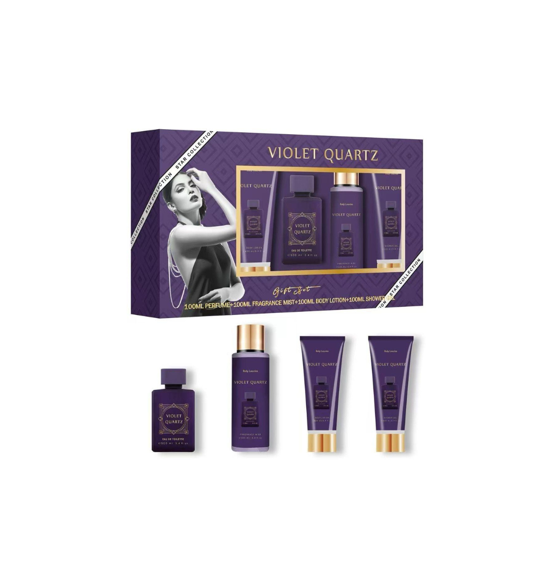 Violet Quartz Geschenkset  & Pflegekollektion (4-teilig)