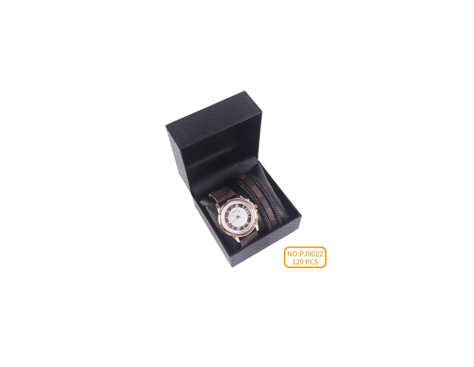 Herren Geschenkset – Uhr & Lederarmband